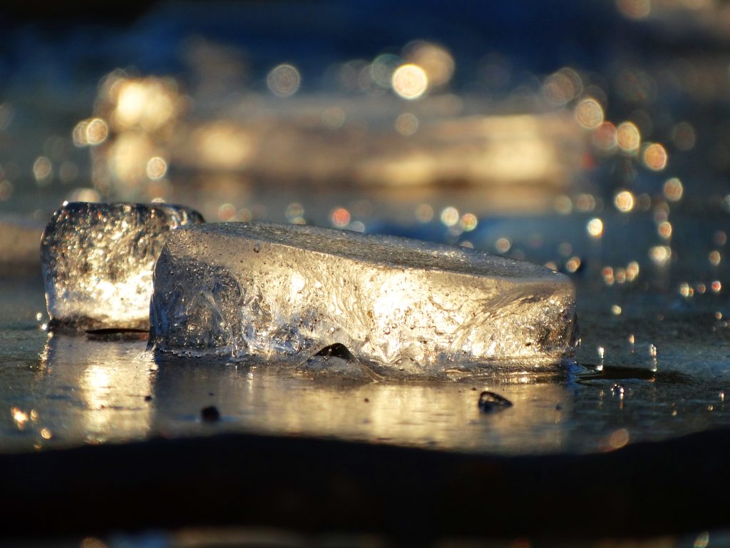 Eisschollen Winter