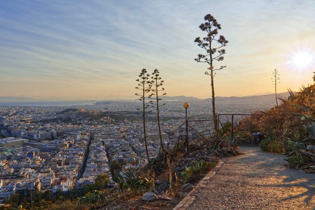 Sonnenuntergang Athen